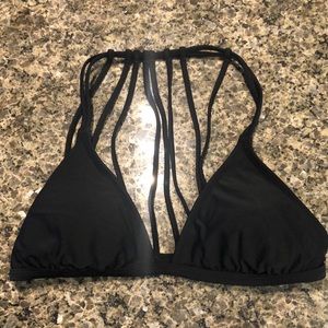 Xhilaration Bikini Top - Black - Unique Cage Back